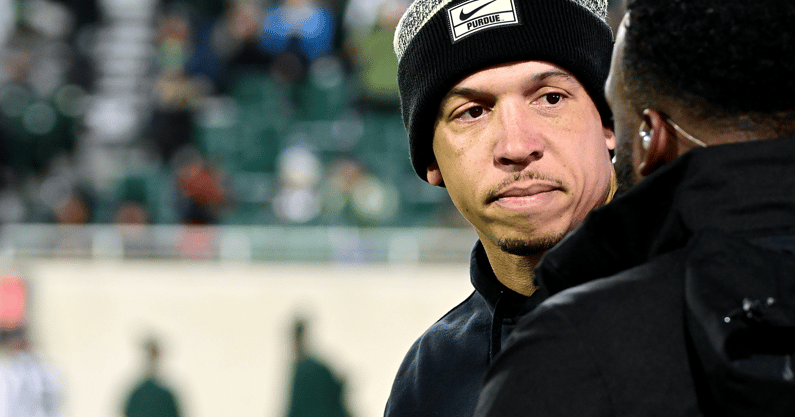 Purdue coach Ryan Walters